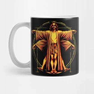 Vitruvian Dude Da Vinci Vitruvian Man Big Lebowski Mug